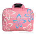 hand flower pink15.6" laptop bag